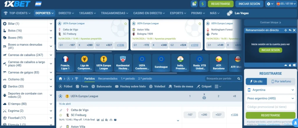 Acceder a casino y apuestas deportivas
