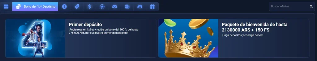 Bono de bienvenida para nuevos jugadores