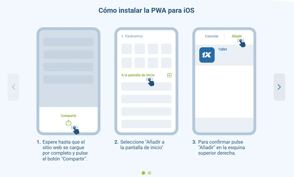 Cómo descargar 1xBet App para iOS (iPhone o iPad)